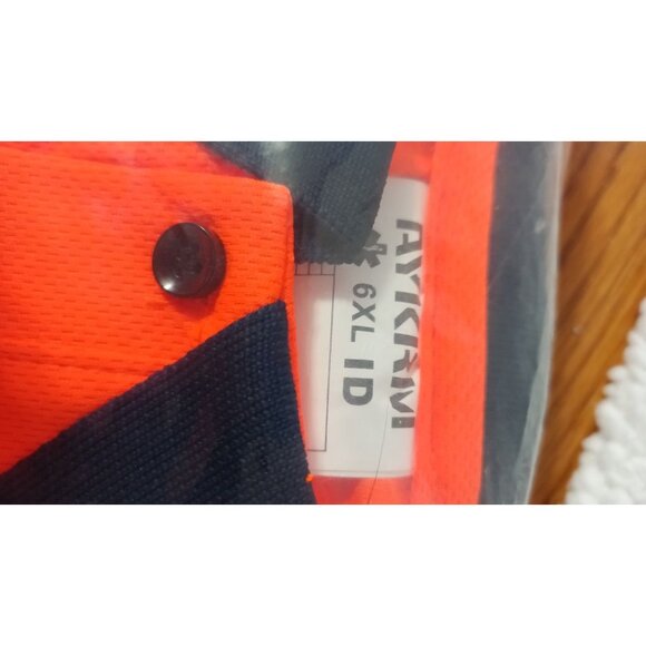 A-SAFETY Long Sleeves Hi Vis Safety Daily Work Construction Polo Shirt Size 6XL - Picture 7 of 9